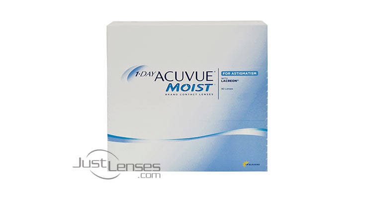 1-Day Acuvue Moist for Astigmatism 90PK Contact Lenses