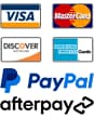 All major payment methods accepted